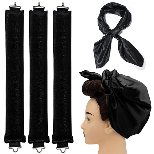 Jumbo Heatless Hair Curlers for Long Hair Overnight Heatless Curls