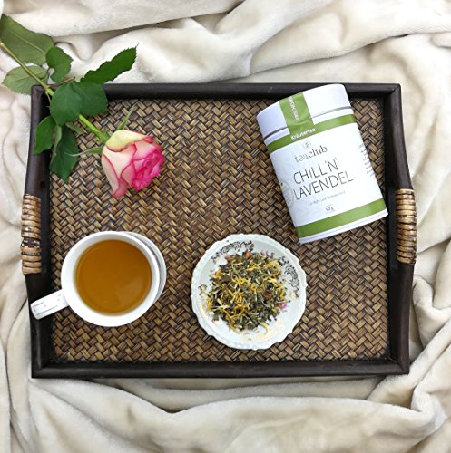 Chill N Lavendel 100g Tee Mischung lose, Abendtee Kräutertee mit Lavendel, Fenchel, Kümmel, Anis - TeaClub Herbal Tea – Bild 5