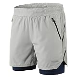 Lixada Mens Running Shorts Quick Dry Breathable