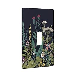 Garden Flowers Light Switch Cover Decorative Single