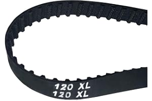 120XL 037 Timing Belt 3/8" Width 60 Teeth Black Cogged Rubber Geared Drive Belt (120XL037)