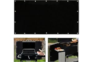 Tugaizi Heat Shield Behind Grill Heat Shield Mat for Deck Railing, Deck Fence, Grill and Refrigerator, Heavy Duty Fireproof Cover and Screen Protect Deck Railing from Grill, 3'x6'