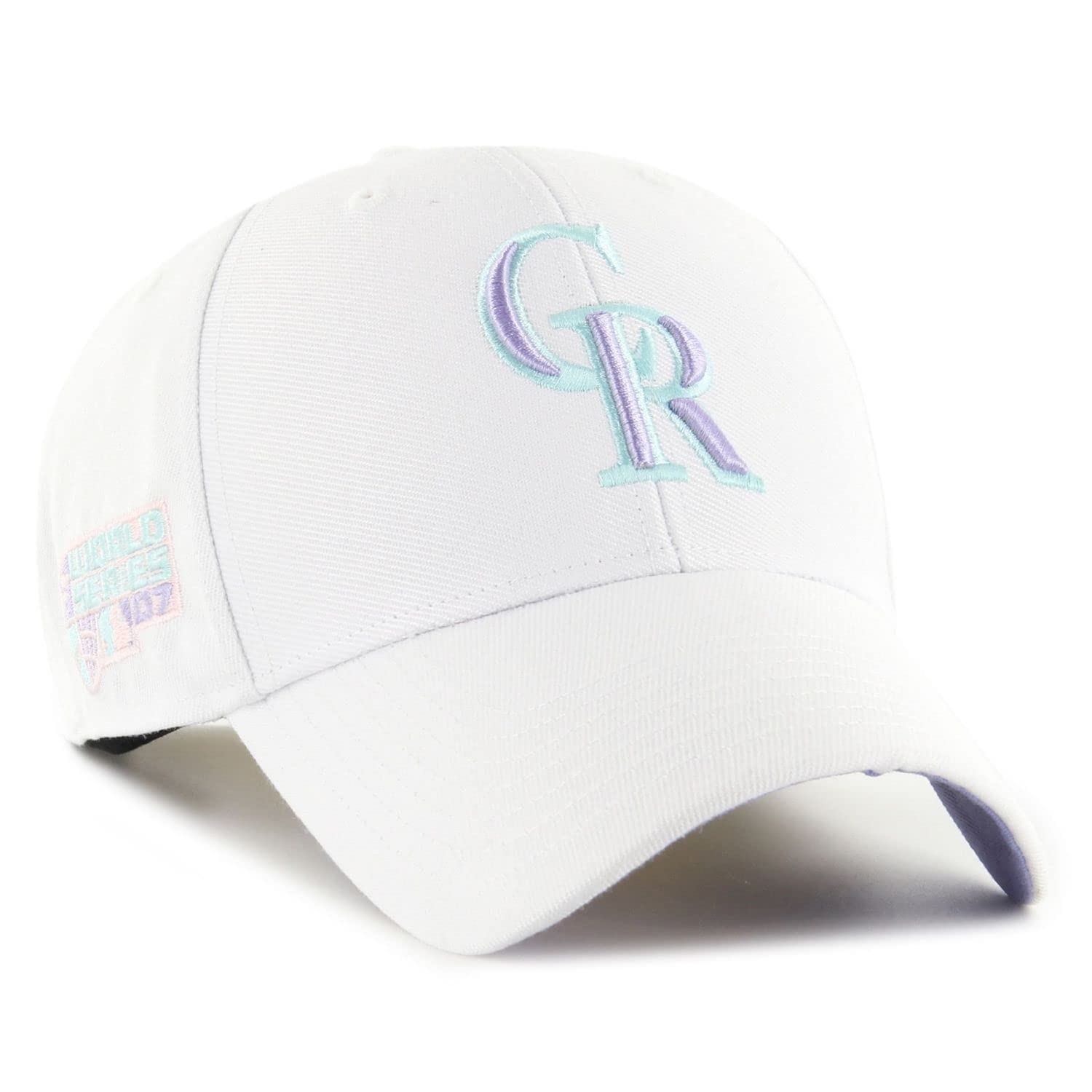 47 Brand Snapback Cap - World Series Colorado Rockies White