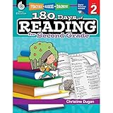 180 Days of Reading for Second Grade (Ages 6 - 8) Easy-to-Use 2nd Grade Workbook to Improve Reading Comprehension Quickly, Fun Daily Phonics Practice for 2nd Grade Reading (180 Days of Practice)