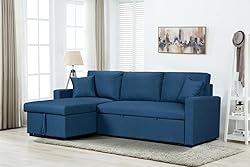 Favfurish 82'' L-Shape Convertible Sleeper