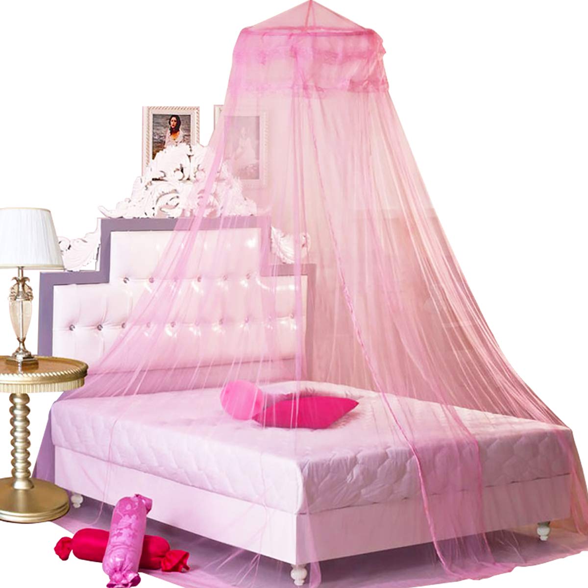 pink princess bed canopy