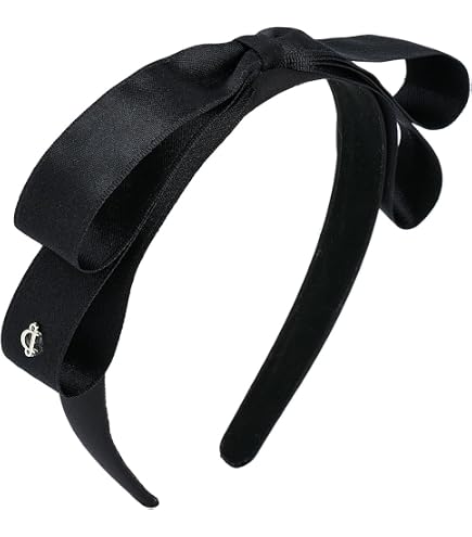 YERTTER Dainty Black Velvet Knot Bow Turban Wide Headbands Yoga Thick Headbands Amazon.com : YERTTER Dainty Black Velvet Knot Bow Turban  main image 2