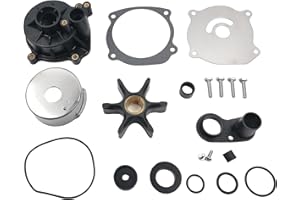 SLSRPMT Water Pump Impeller Repair Kit 5001594 for Johnson Evinrude OMC Outboard 75 85 90 115 120 130 135 140 150 175 200 225 235 250 300 HP V4 V6 V8 Replace 434421 Sierra 18-3392