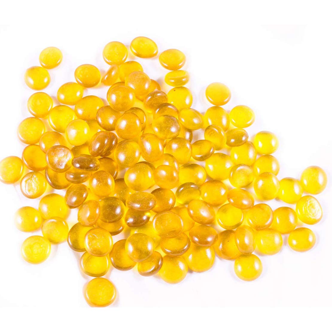 Black Pebbles 100pcs 500gm Stones Beads Rounded Neez Glass Pebbles