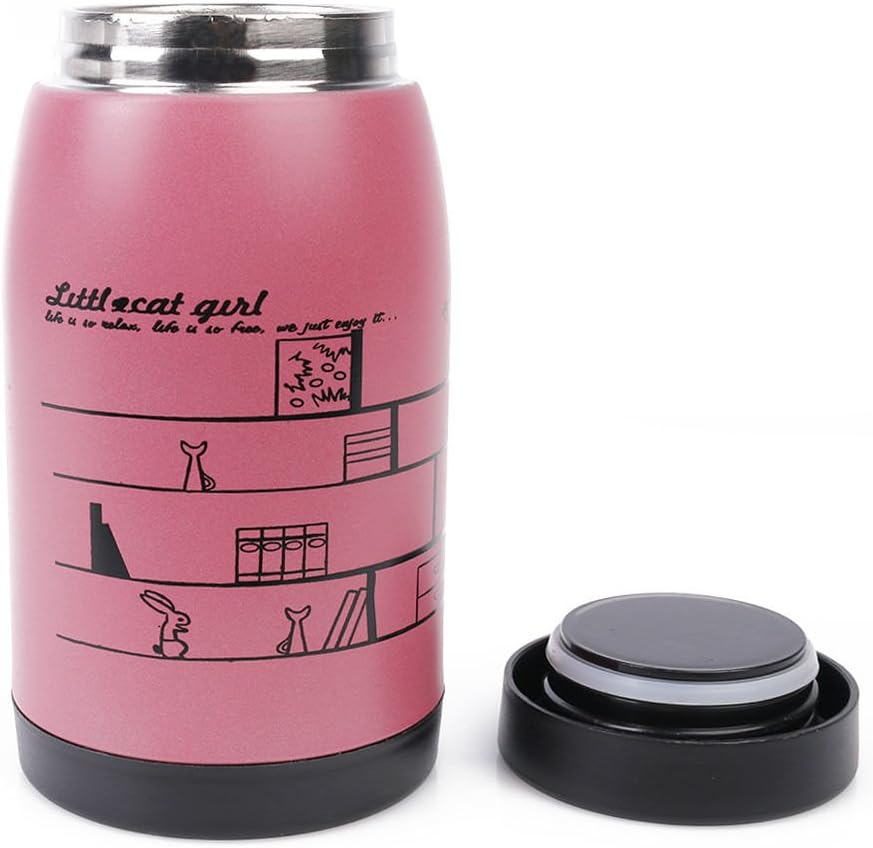 Thermal Dispenser Carafes 250ml Stainless Steel Vacuum Cup Flask Thermos Travel Coffee Insulated Mug New Thermal Disposable Coffee Cups Red