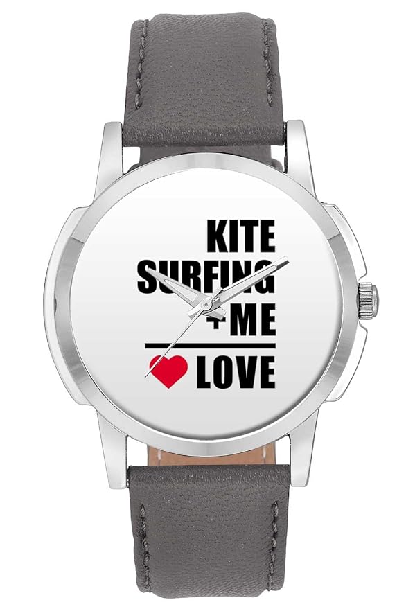 Buy Wrist Watch for Men Me + Kite Surfing = Love Best Gift for Kite