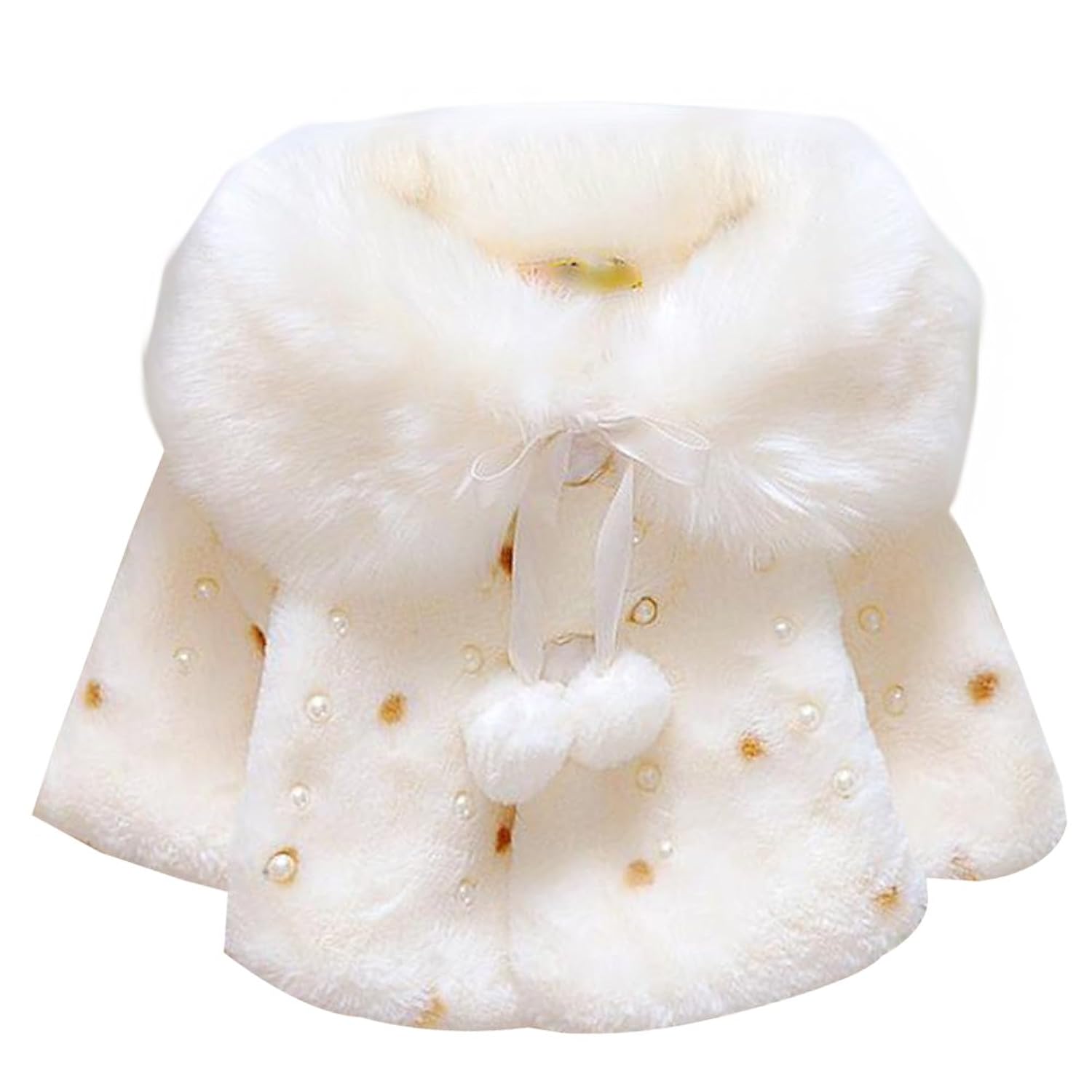 baby girl white winter coat