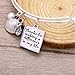 Melix Home Thanks For Making A Difference In My Life Stainless Steel Bracelet (White)