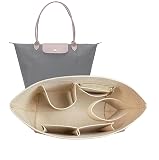 Lckaey Purse Organizer Insert for Le Pliage Neo Handbags Insert Organizer1012khaki-S