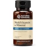 Nature's Sunshine Multiple Vitamins and Minerals, 60 Tablets | Powerful Multivitamin Supplies The Body with 100 Percent of The Daily Value for 17 Essential Vitamins and Minerals
