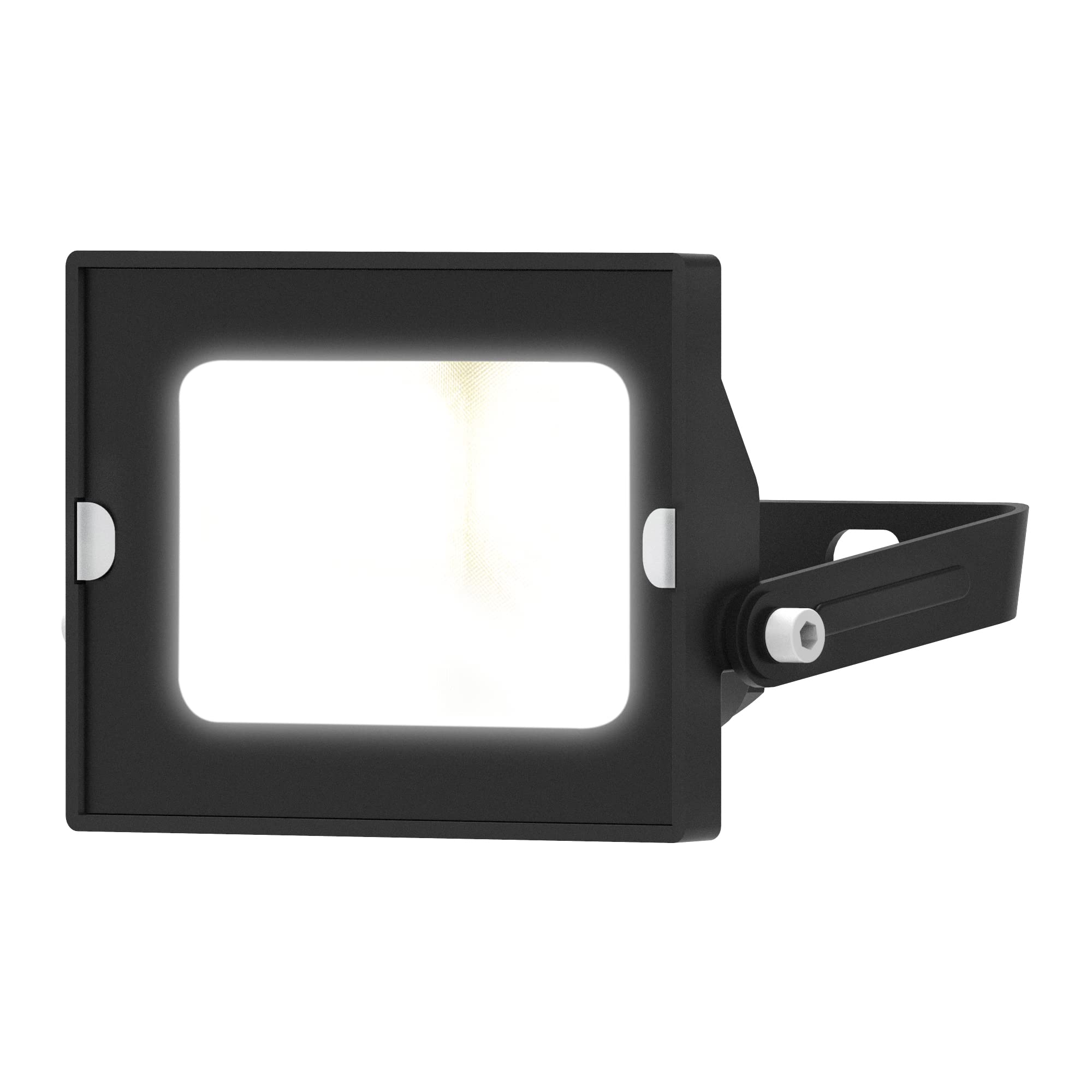 4lite Outdoor Floodlight (Black) 850lm IP65 Rated LED Integrated 10W Flood Light - 4L2/1010-4Yr Guarantee