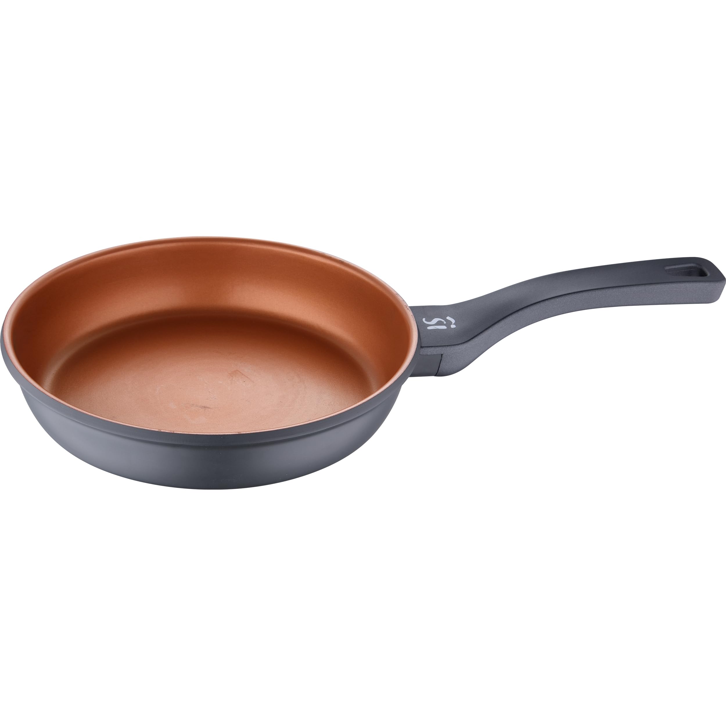 San Ignacio Bronze | Non-Stick Frying Pan 24 cm | Made of Cast Aluminium | Efficient Heat Distribution | with Soft Touch Handle | Suitable for All Hob Types