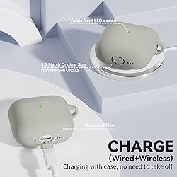 for AirPods 4 Case, Soft Silicone Protective Case