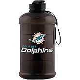 FOCO NFL Team Logo 2L Plastic Clear Large Sports Water Bottle