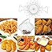 EpochAir Deep Fry French Chef Basket, Foldable Steam Rinse Strain Magic Stainless Steel Strainer Net Basket for Kitchen Cooking
