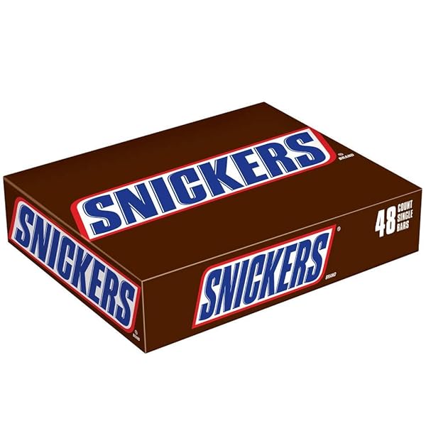 SNICKERS MILK CHOCOLATE, PEANUTS, CARAMEL, NOUGAT CANDY BAR 1.86 OZ.