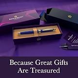 Bond & Regent Royal Blue 24 Karat Gold Rollerball Pen Certified Luxury Grade view 2