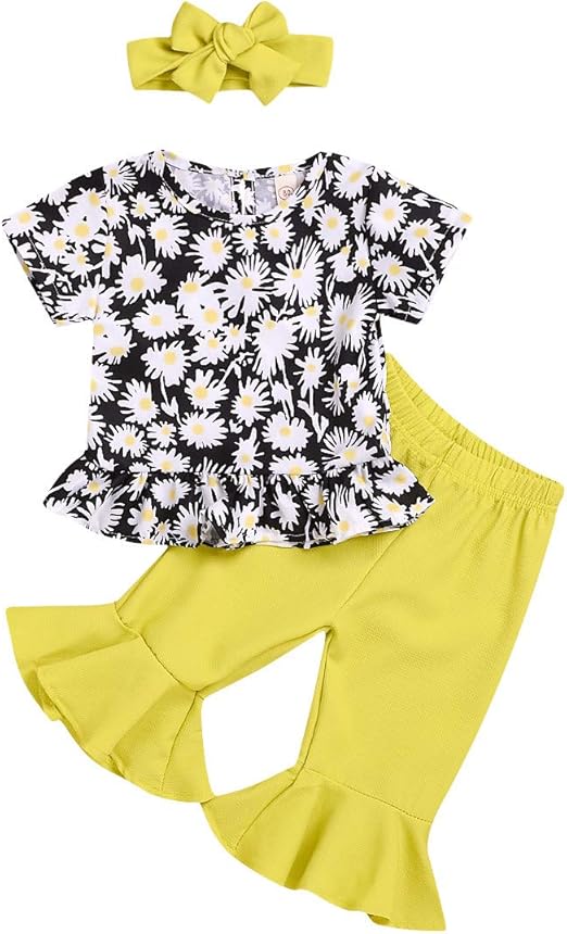 baby girl wide leg pants