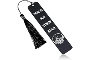 KINMES Funny Bookmark for Women Christmas Gifts Bookmark for Women Tamlin You Stupid Bitch Book Lover Gifts for Bookish Reader Nerd Fans Friends Book Accessories Bookmark Reading Birthday Gifts for Daughter