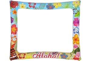 GaotKeut Inflatable Photo Booth Prop Photobooth Props, Hawaiian Style Portable, Funny, Hawaiian Decoration, Supplies Selfie F