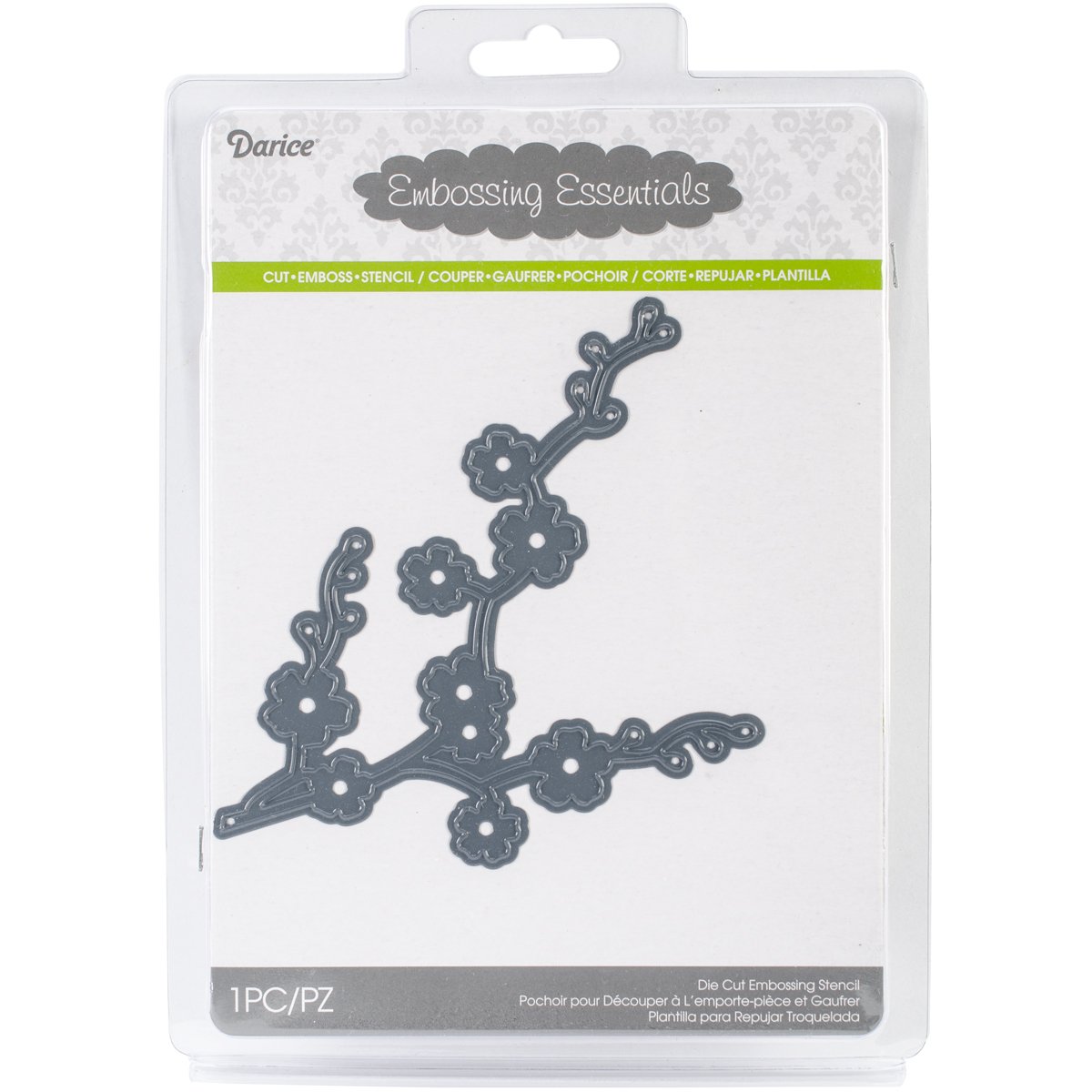 Darice Embossing Essentials Dies-Cherry Blossom