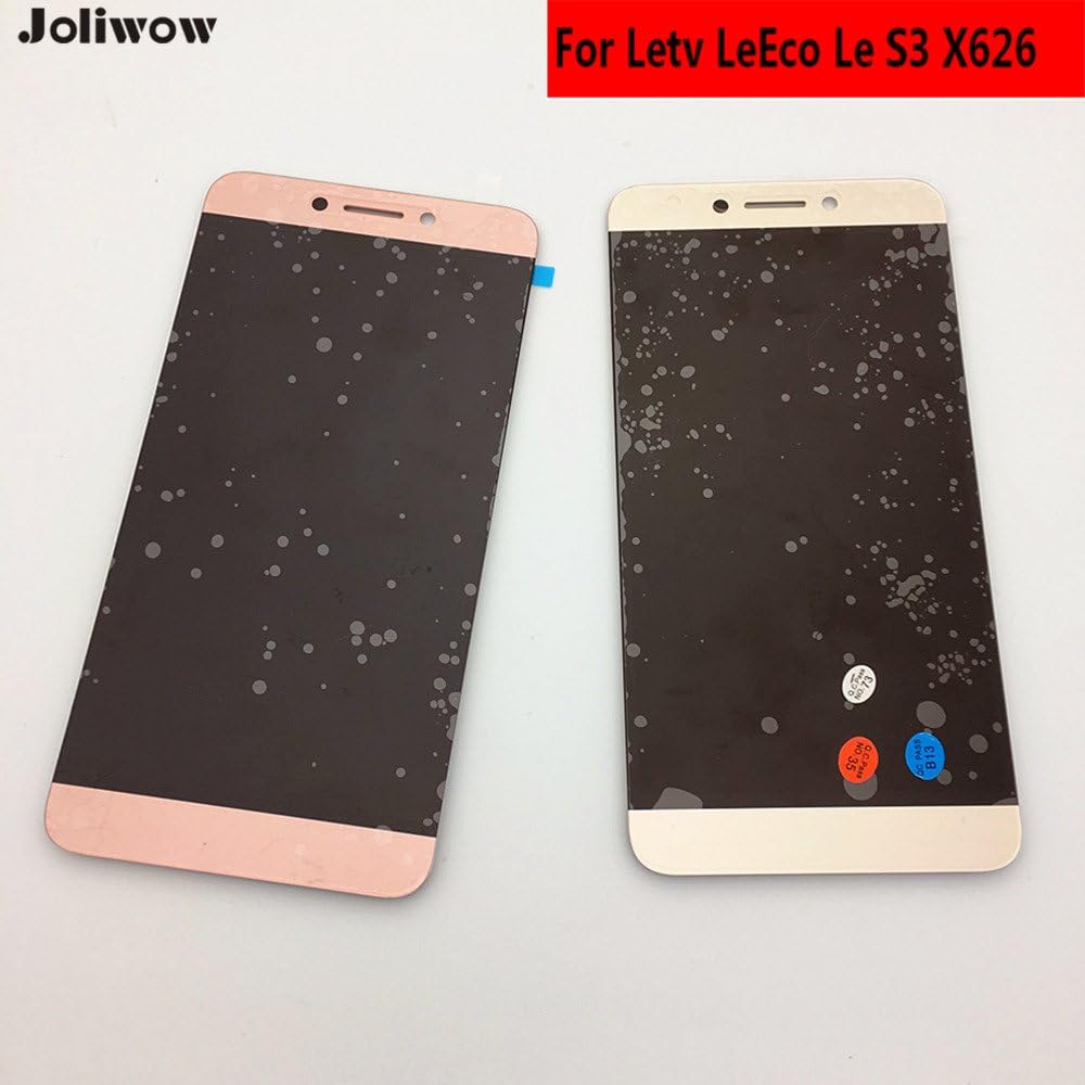 joliwow Tested! for Letv LeEco Le S3 X626 X520 LCD Display +Touch Screen Digitizer Assembly Replacement Accessories (Rose Gold)