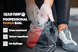 Bear Grip Premium Chalk Bag Bundle Pack for Rock Climbing Black view 6