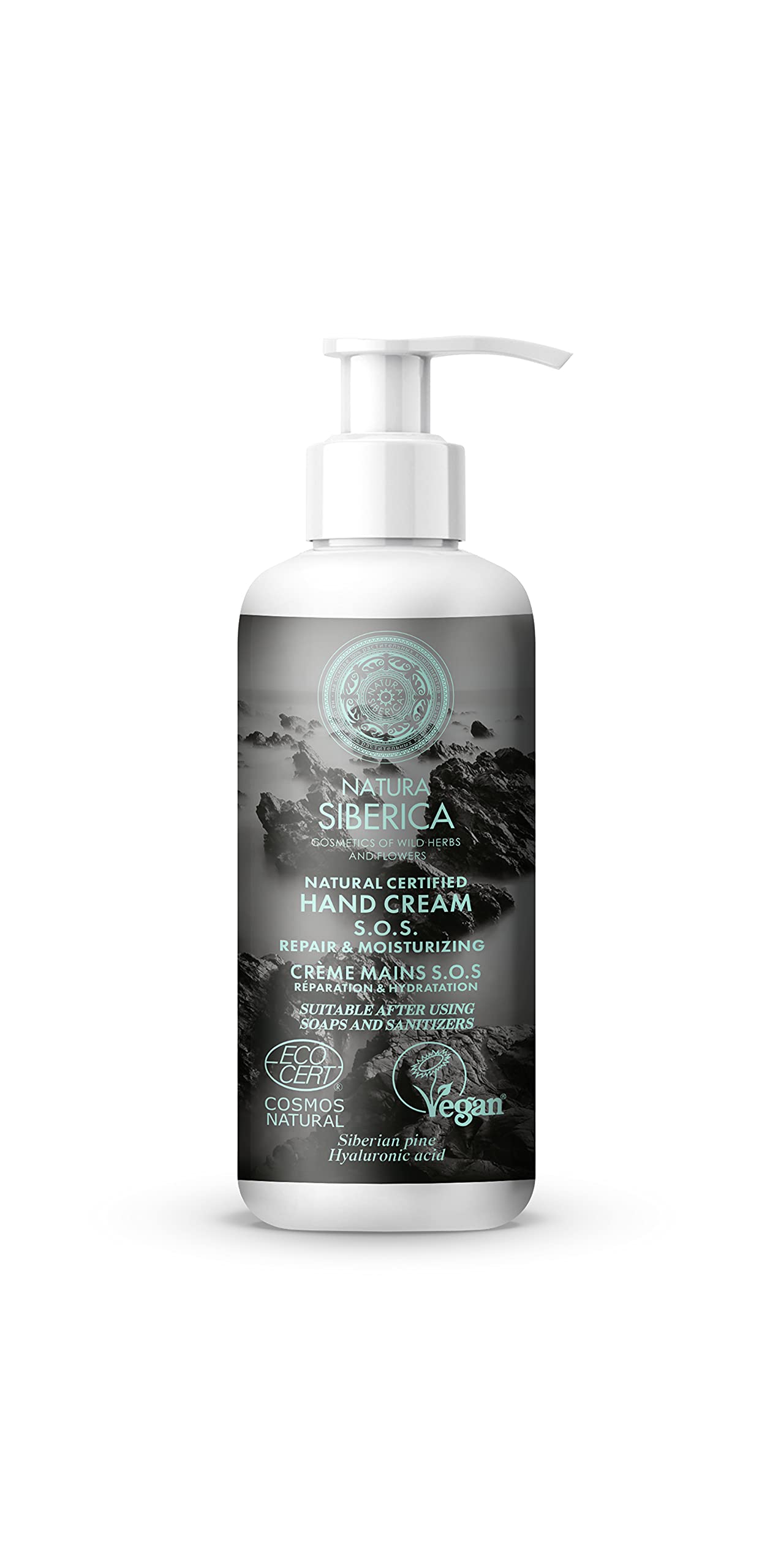 Natura Siberica certified hand cream - S.O.S. Repair & Moisturizing, Blue