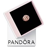 PANDORA Hearts All Over Charm | 14k Rose Gold, Jewelry for Women with Gift Box, Compatible with PANDORA Moments Charm Bracelets