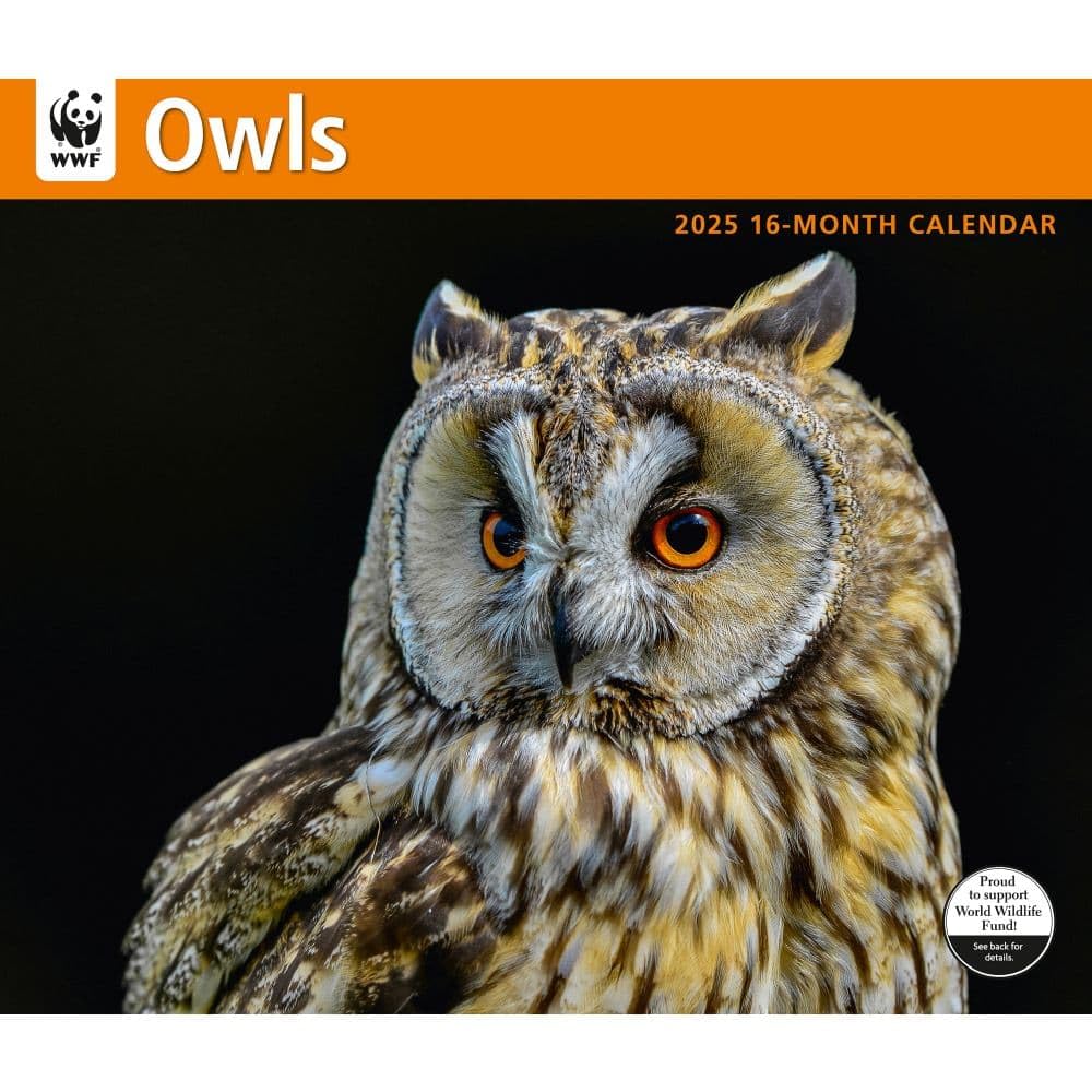 Photo 1 of Calendar Ink, Owls WWF 2025 Wall Calendar