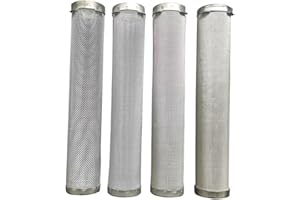 Airless Paint Sprayer Filter, Airless Spray Pump Outlet Manifold Filter with 4 Wings 1 Bottom Hole, Stainless Steel 304, 60/8