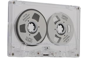 Reel to Reel Blank Cassette Tape, Blank Audio Cassette Tape for Music Recording, 50 Minutes Normal Bias Double Sided Metal Pl