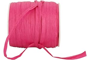 Reliant Ribbon 25124-963-01C Paper Raffia Ribbon, 1/4 Inch X 100 Yards, Azalea