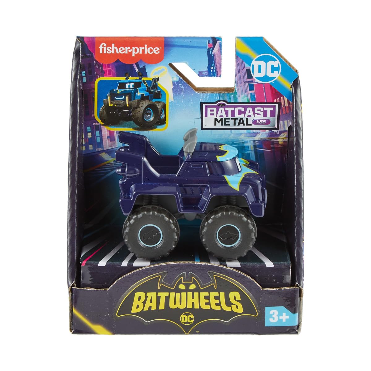 Fisher-Price DC Batwheels Buff The Bat-Truck 1:55 Scale Vehicle