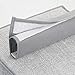 mDesign Soft Fabric Over Closet Rod Hanging Storage Organizer with 10 Shelves for Child/Kids Room or Nursery, Holds Wipes, Diapers, Blankets, Shoes - Textured Print, 2 Pack - Gray