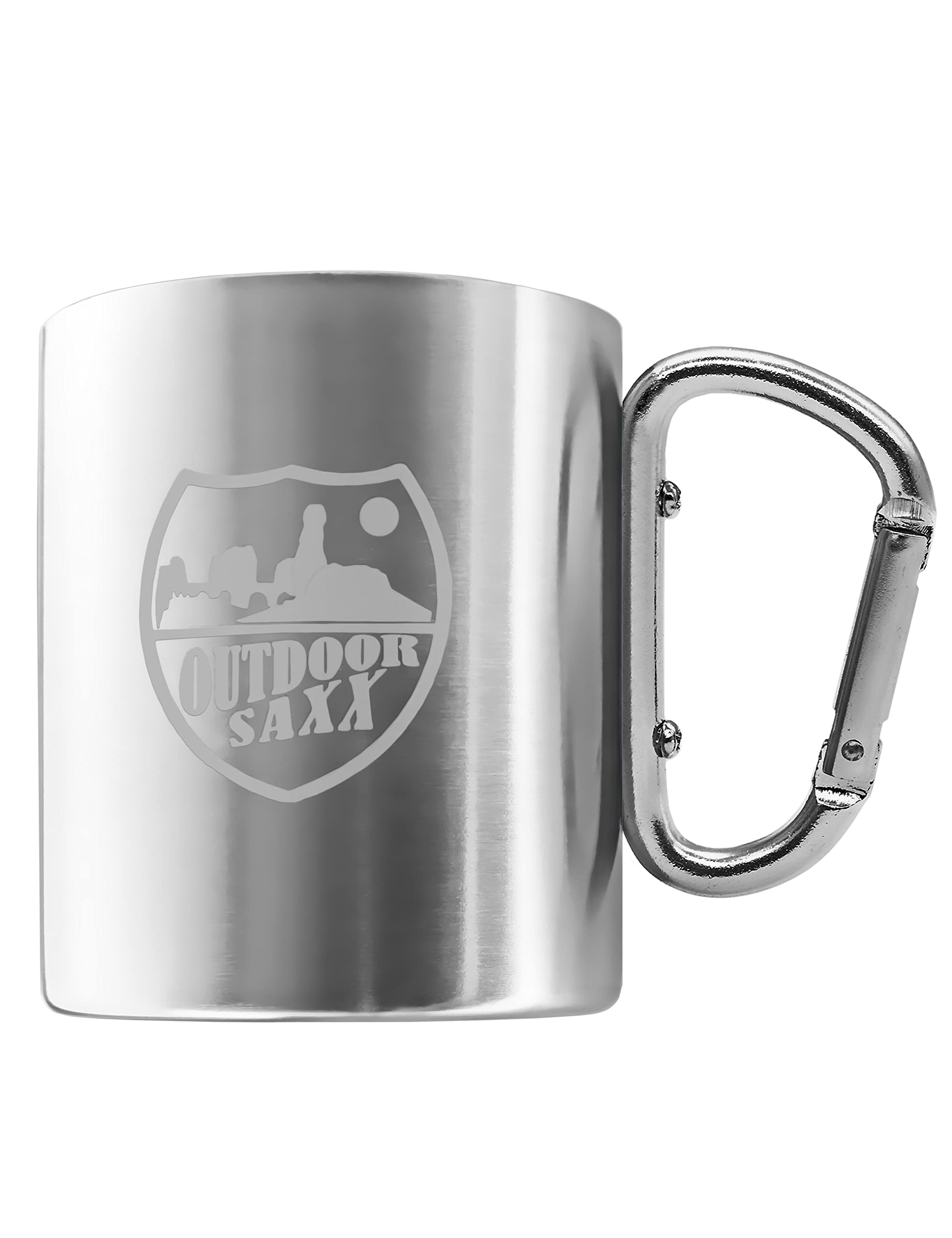 Outdoor Saxx Stainless Steel Travel Mug, 250 ml, Brushed Matte Finish