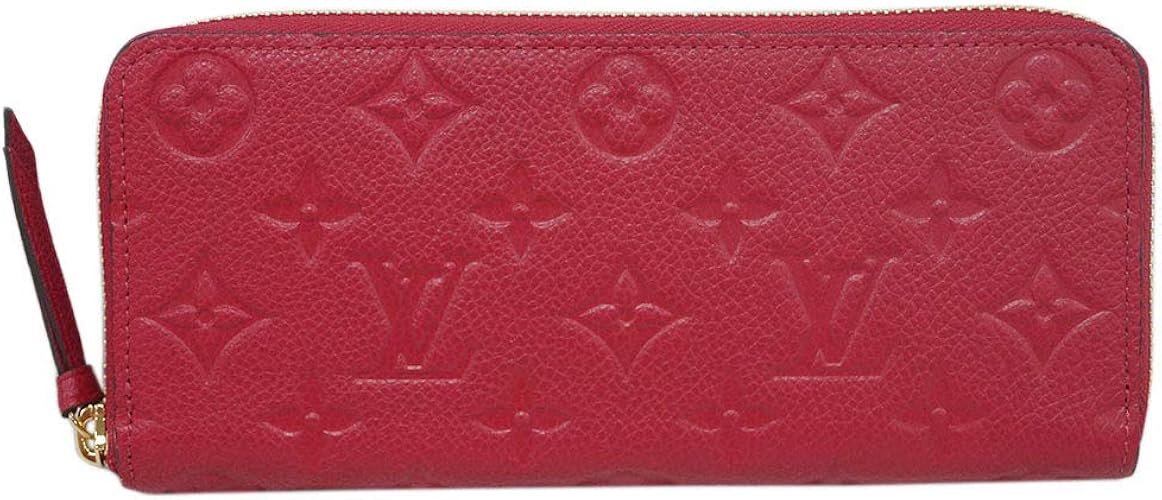 Amazon ルイヴィトン ルイ ヴィトン 財布 M Louis Vuitton ヴィトン モノグラム アンプラント Lv ラウンドファスナー長財布 ポルトフォイユ クレマンス スカーレット 並行輸入品 Louis Vuitton ルイヴィトン 財布