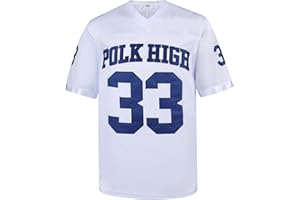 kioken AL Bundy Football Jersey,33 Polk High Shirt Mens Blue Jerseys S-3XL