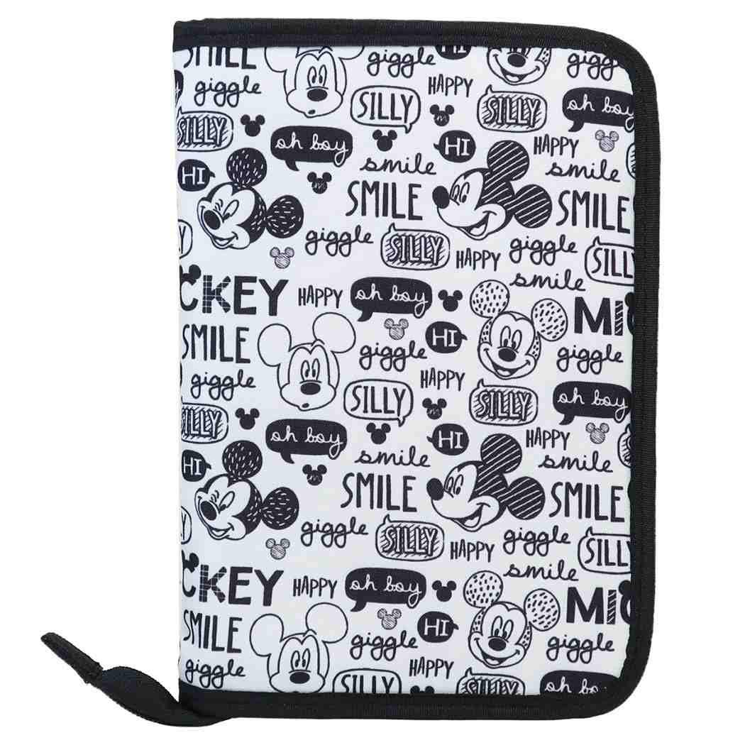 クーザ Disney ディズニー マルチケース クリアポケット付(ミッキー) DCPM-2581K モノトーン商品画像