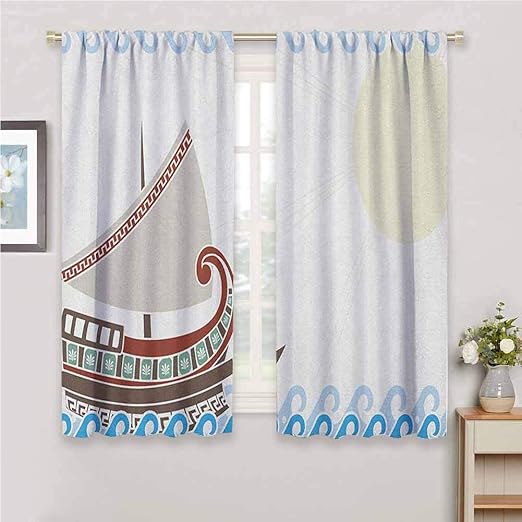 Amazon Com Hengshu Toga Party Blackout Window Curtains Ornate