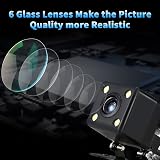 Kairiyard 5" Backup Camera Monitor HD Night Vision 170° Wide View IP69 view 8
