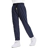 PATPAT RapidAir Boys Quick-Dry Pants with Pockets & Drawstring, Athletic Joggers for Running Sports Outdoor School Uniform