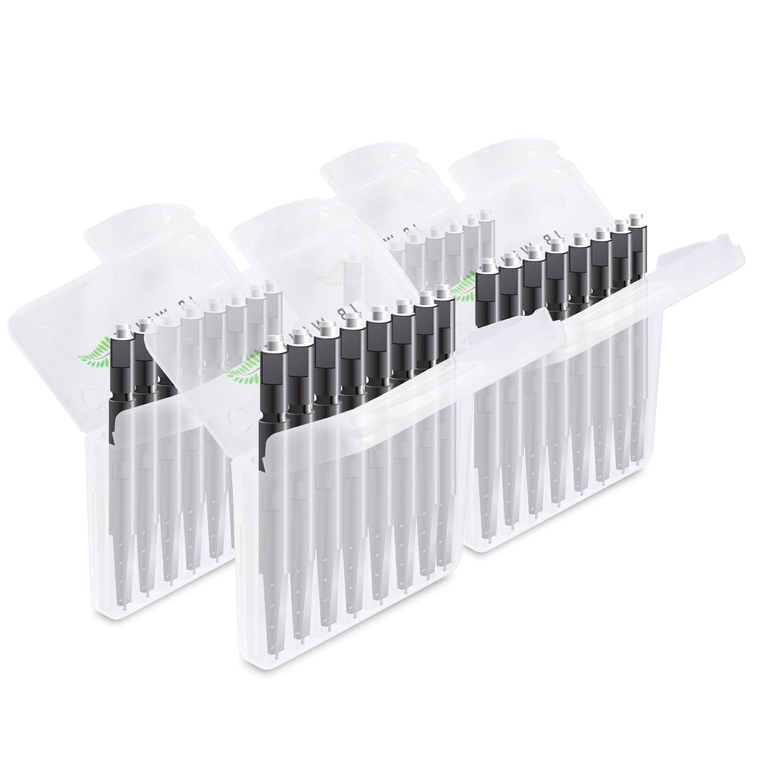 JB White 32 Wax Filters for Hearing Aids compatible with Phonak Cerustop Wax Guards | Widex Nanocare | Oticon ProWax MiniFit | Siemens Signia 3.0 | Resound | Hearing Aid Filter (32pcs 1.3mm)