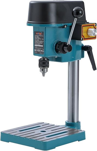 KATSU Tools Mini Bench Drill Pillar Stand 100W 0-8500 rpm 6mm Chuck