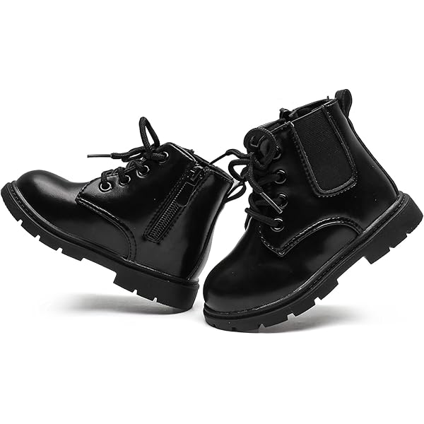 Amazon.com | KOSISOK Toddler Ankle Boots Boys Girls Bright